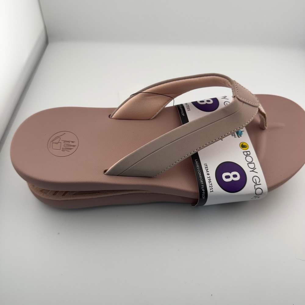Body Glove Comfort Flip Flop Women 8 Pink NWT Cushioned Sandal 1967211 Beach - Picture 3 of 6